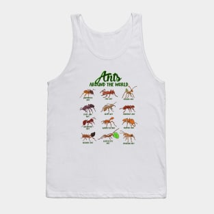 Ants around the world - types of ants Tank Top